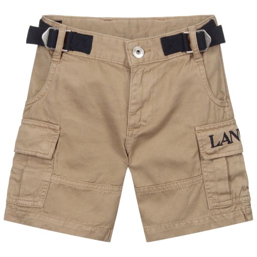 Lanvin-Short cargo beige | Childrensalon Outlet