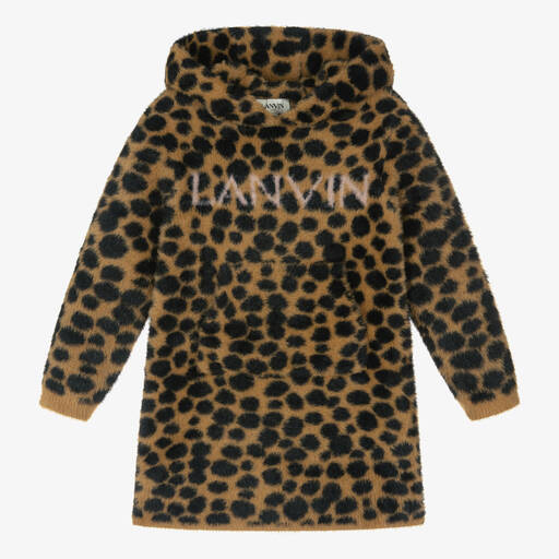 Lanvin-Kleid mit Leoparden-Print (M) | Childrensalon Outlet