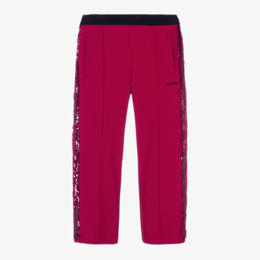 Lanvin-Girls Milano Jersey Sparkle Trousers | Childrensalon Outlet