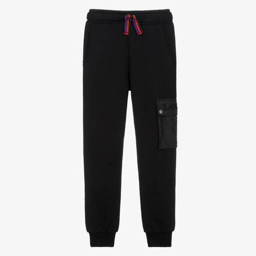 Lanvin-Pantalon de jogging noir en jersey | Childrensalon Outlet