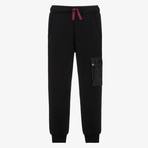 Lanvin-Schwarze Teen Jersey-Jogginghose | Childrensalon Outlet