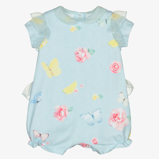 Lapin House-Baby Girls Blue Shortie  | Childrensalon Outlet