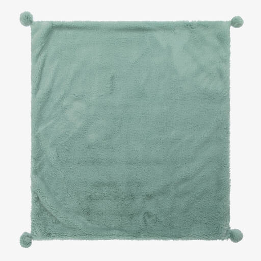 Lapin House-Зеленое одеяло из искусственного меха (81см) | Childrensalon Outlet