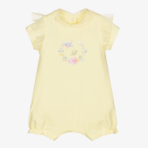Lapin House-تبّان قطن جيرسي لون أصفر للمولودات | Childrensalon Outlet