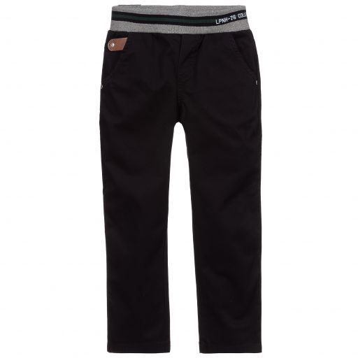 Lapin House-Boys Blue Cotton Trousers | Childrensalon Outlet