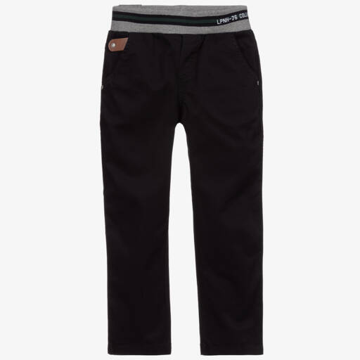 Lapin House-Boys Blue Cotton Trousers | Childrensalon Outlet
