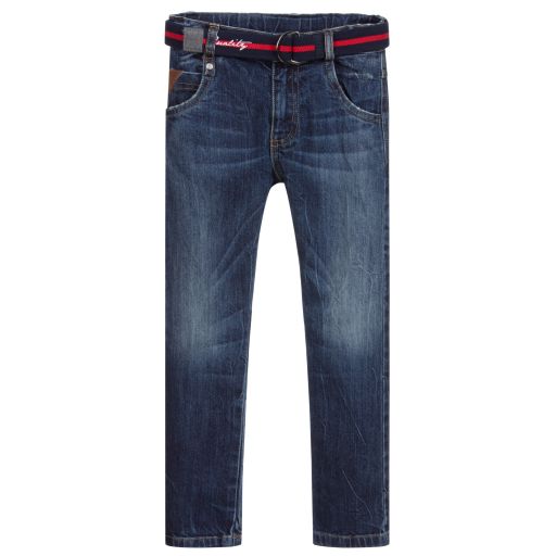 Lapin House-Blaue Denim-Jeans für Jungen | Childrensalon Outlet