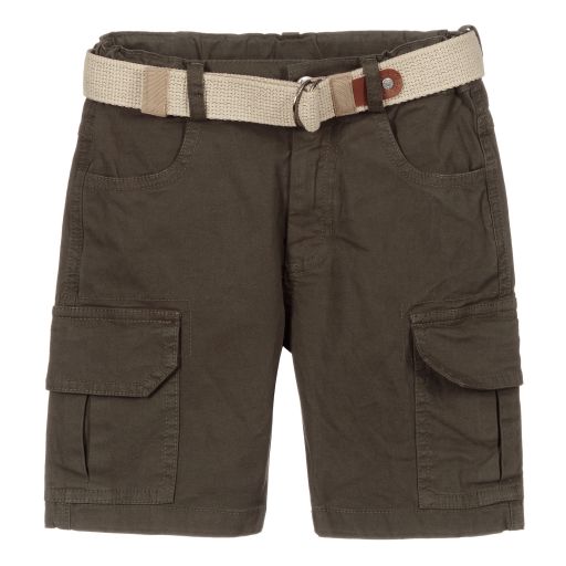 Lapin House-Khakigrüne Cargoshorts für Jungen  | Childrensalon Outlet