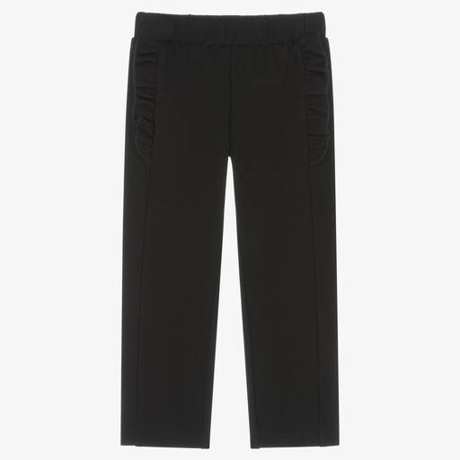 Lapin House-Pantalon noir à volants Fille | Childrensalon Outlet