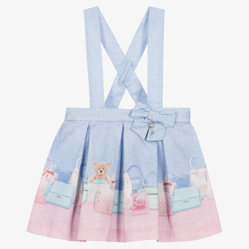 Lapin House-Розово-голубая юбка с медвежатами | Childrensalon Outlet
