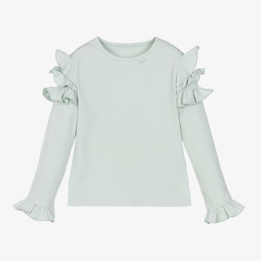 Lapin House-Зеленый хлопковый топ для девочек | Childrensalon Outlet