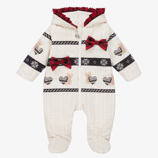 Lapin House-Combi-pilote ivoire en coton fille | Childrensalon Outlet