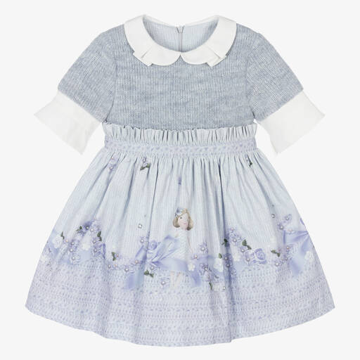 Lapin House-Girls Lilac Purple Knit Dress | Childrensalon Outlet