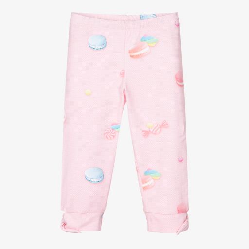 Lapin House-Girls Pink Cotton Leggings | Childrensalon Outlet