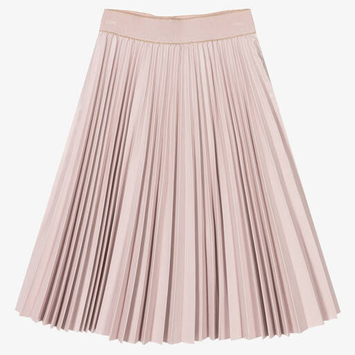 Lapin House-Girls Pink Faux Leather Skirt | Childrensalon Outlet