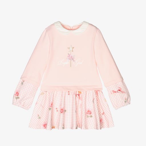 Lapin House-Girls Pink Jersey Dress | Childrensalon Outlet