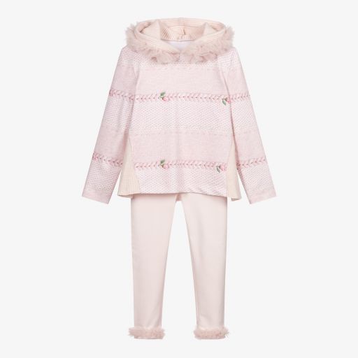 Lapin House-Girls Pink Leggings Set | Childrensalon Outlet