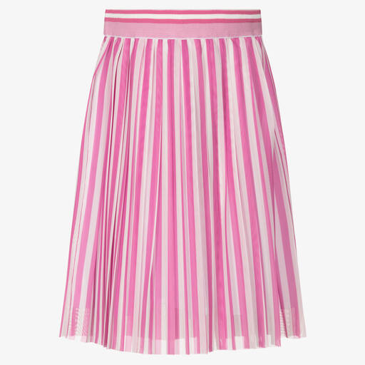 Lapin House-Girls Pink & White Stripe Skirt | Childrensalon Outlet