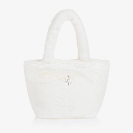 Lapin House-Girls Soft Ivory Fur Bag | Childrensalon Outlet