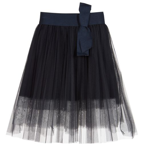 Lapin House-Jupe bleu marine en tulle | Childrensalon Outlet