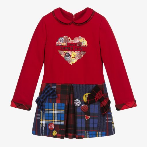 Lapin House-Red & Blue Jersey Dress | Childrensalon Outlet