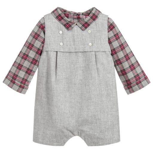 Chic by Laranjinha-Baby Boys Cotton Blend Shortie | Childrensalon Outlet