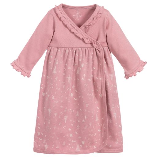 Laranjinha-Baby Girls Pink Cotton Dress | Childrensalon Outlet
