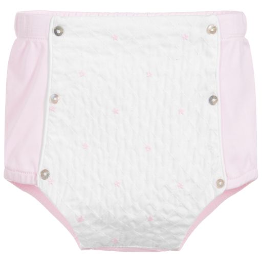 Laranjinha-Baby Pink Cotton Shorts | Childrensalon Outlet