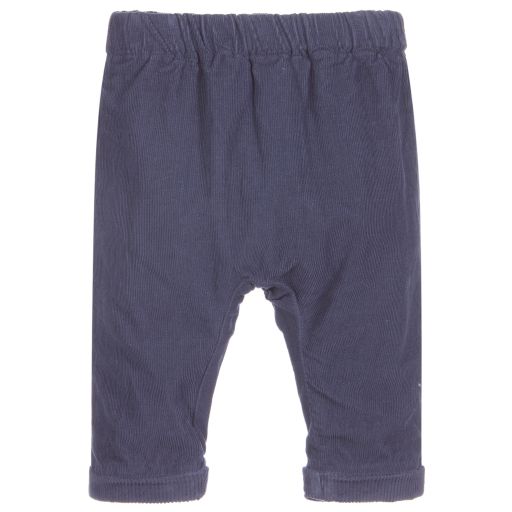Laranjinha-Blue Corduroy Baby Trousers | Childrensalon Outlet