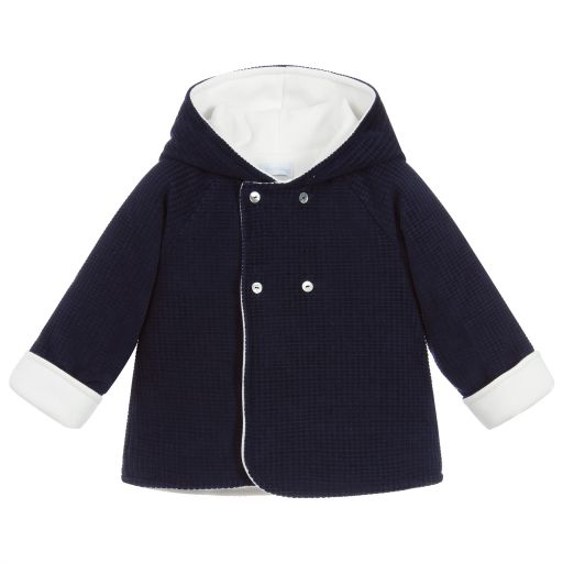 Laranjinha-Blue Padded Baby Jacket | Childrensalon Outlet