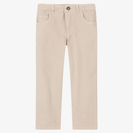 Laranjinha-Beige Cordhose für Jungen  | Childrensalon Outlet