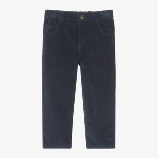 Laranjinha-Boys Blue Corduroy Trousers | Childrensalon Outlet