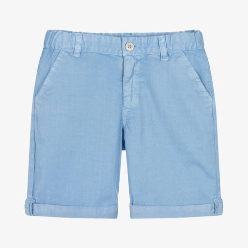 Laranjinha-Blaue Baumwollshorts für Jungen | Childrensalon Outlet