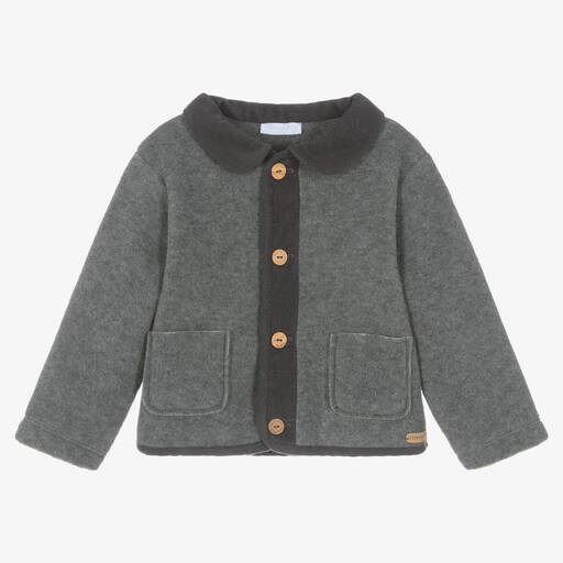 Laranjinha-Graue Fleecejacke für Jungen | Childrensalon Outlet