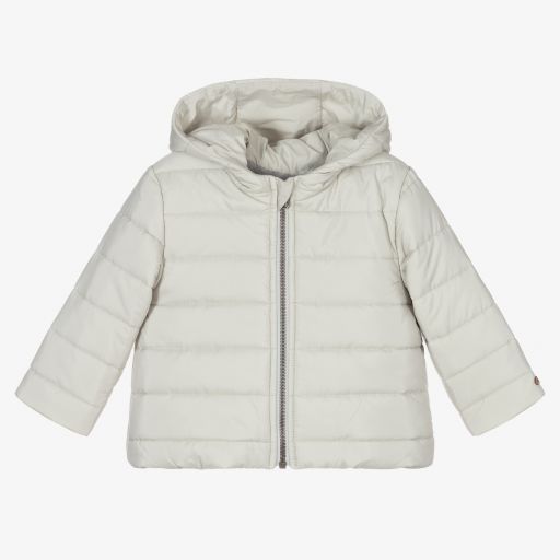 Laranjinha-Boys Grey Puffer Jacket | Childrensalon Outlet
