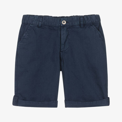 Laranjinha-Navyblaue Baumwollshorts für Jungen | Childrensalon Outlet