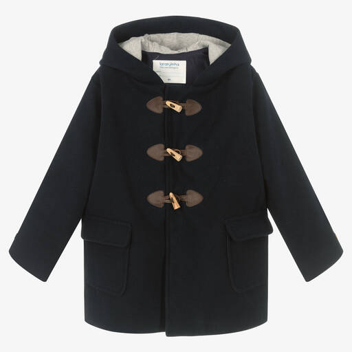 Laranjinha-Blauer Dufflecoat für Mädchen | Childrensalon Outlet