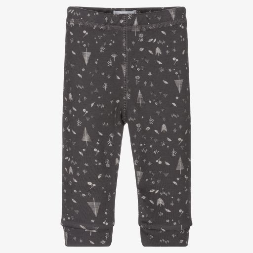 Laranjinha-Grey Cotton Baby Leggings | Childrensalon Outlet