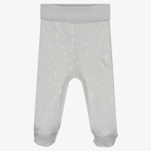 Laranjinha-Grey Cotton Baby Trousers | Childrensalon Outlet