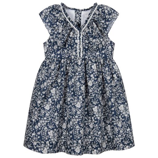 Chic by Laranjinha-Liberty Print Cotton Dress | Childrensalon Outlet