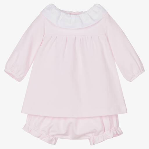 Laranjinha-Ensemble short rose coton Bébé | Childrensalon Outlet