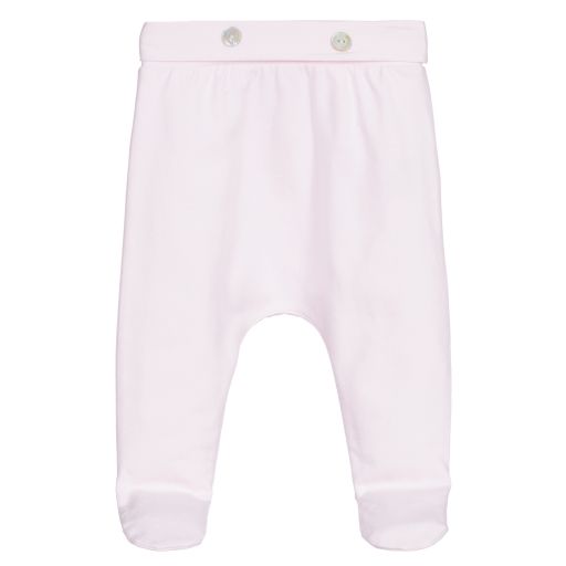 Laranjinha-Pink Cotton Baby Trousers | Childrensalon Outlet