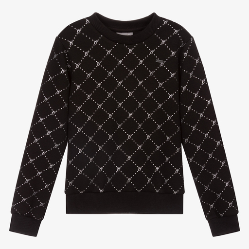 Le Chic-Sweat noir Fille | Childrensalon Outlet