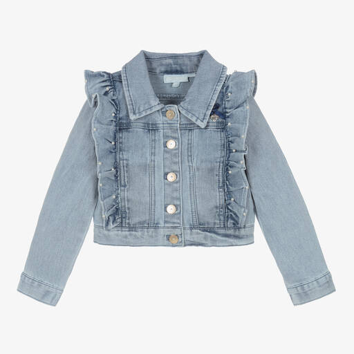 Le Chic-Girls Blue Denim Jacket | Childrensalon Outlet