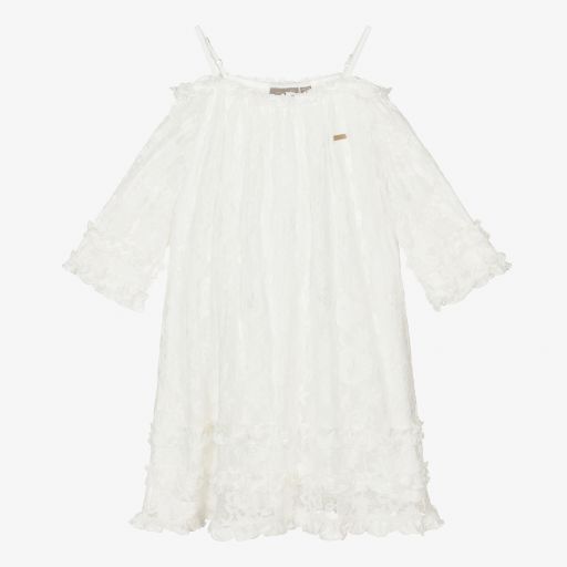 Le Chic-فستان دانتيل لون عاجي | Childrensalon Outlet