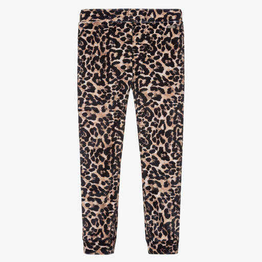 Le Chic-Girls Leopard Print Leggings | Childrensalon Outlet