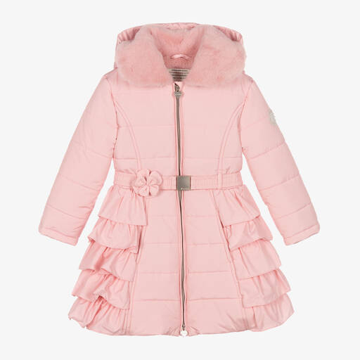 Le Chic-Girls Pink Puffer Coat | Childrensalon Outlet