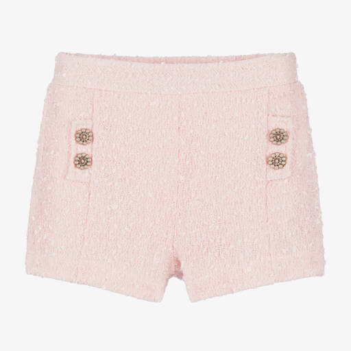Le Chic-Girls Pink Sparkle Shorts | Childrensalon Outlet