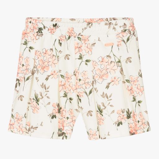 Le Chic-Girls White & Pink Short | Childrensalon Outlet