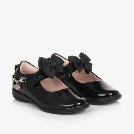 Lelli Kelly-Girls Glossy Black Strap Shoes | Childrensalon Outlet